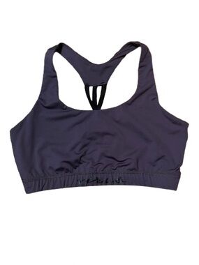 Virus Women's Racerback Sports Bra - Dark Purple Size Small